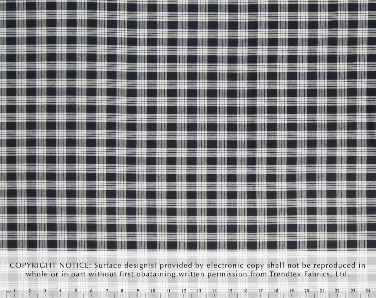 Cotton Yarn-Dyed Palaka Black