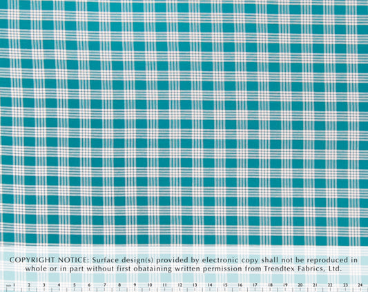 Cotton Yarn-Dyed Palaka Teal