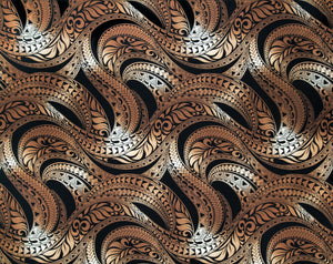 GH-011 Black/Brown  Trendtex Fabrics Cotton Poplin trendtexfabrics.myshopify.com TrendtexFabrics