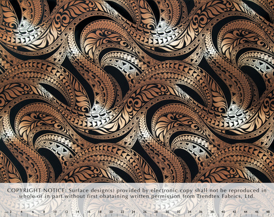 GH-011 Black/Brown Trendtex Fabrics Cotton Poplin trendtexfabrics.myshopify.com TrendtexFabrics