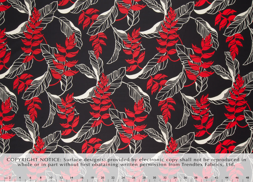 HOC-044 Black  Trendtex Fabrics Polyester Kapena trendtexfabrics.myshopify.com TrendtexFabrics