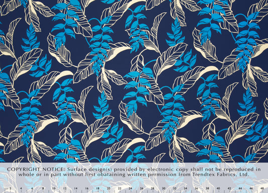 HOC-044 Navy Trendtex Fabrics Polyester Kapena trendtexfabrics.myshopify.com TrendtexFabrics