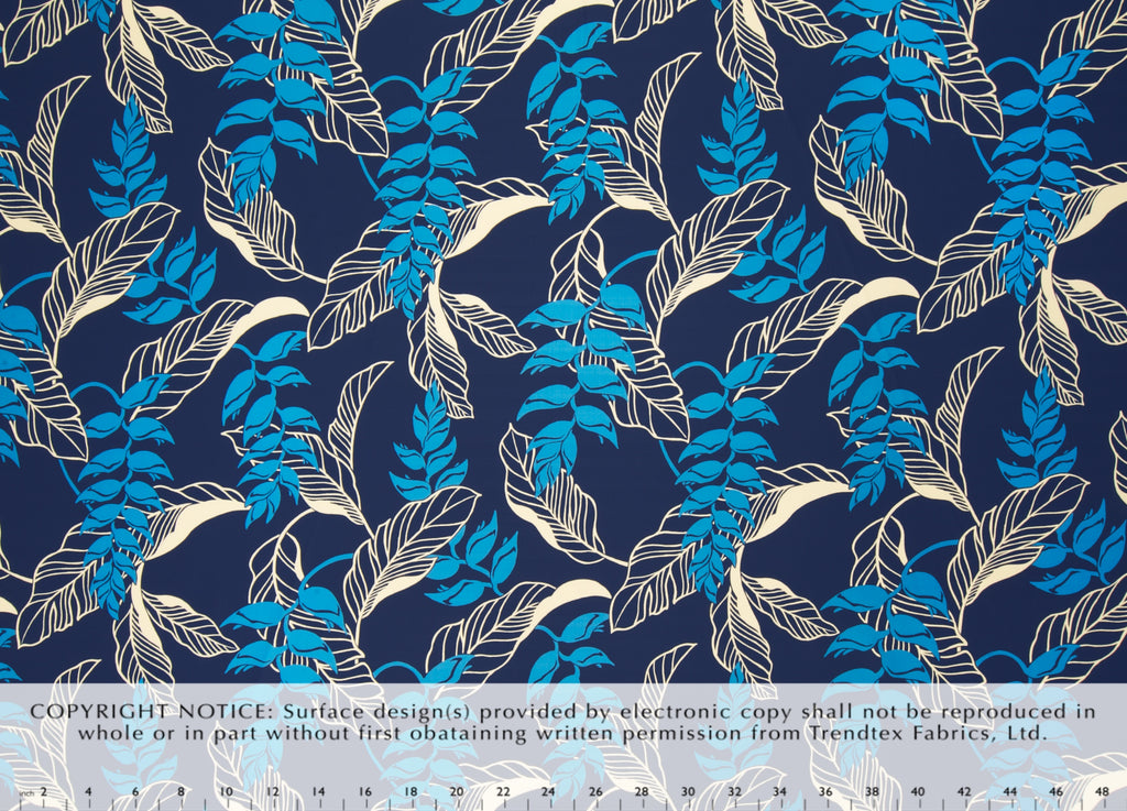 HOC-044 Navy  Trendtex Fabrics Polyester Kapena trendtexfabrics.myshopify.com TrendtexFabrics