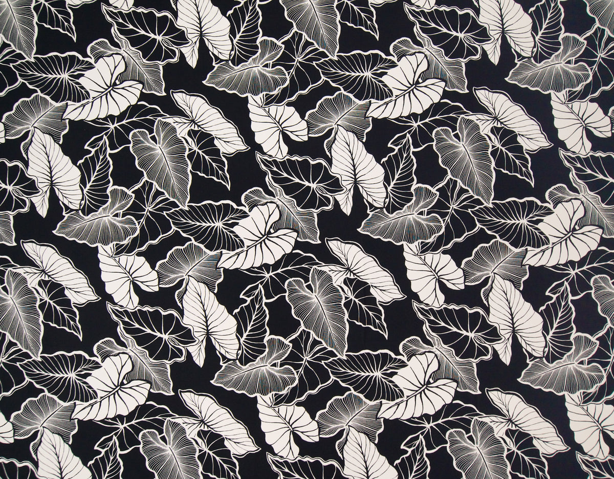 Trendtex Fabrics KE-005 Black fabric by the yard
