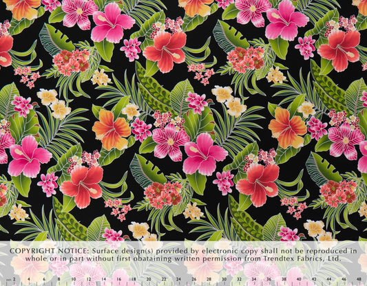 KK-017 Black  Trendtex Fabrics Cotton Poplin trendtexfabrics.myshopify.com TrendtexFabrics