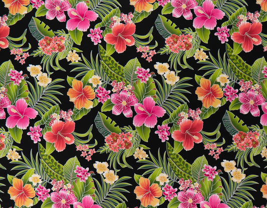 KK-017 Black  Trendtex Fabrics Cotton Poplin trendtexfabrics.myshopify.com TrendtexFabrics