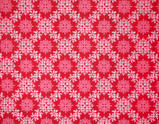 KM-003 Red (Poly-Cotton Blend)