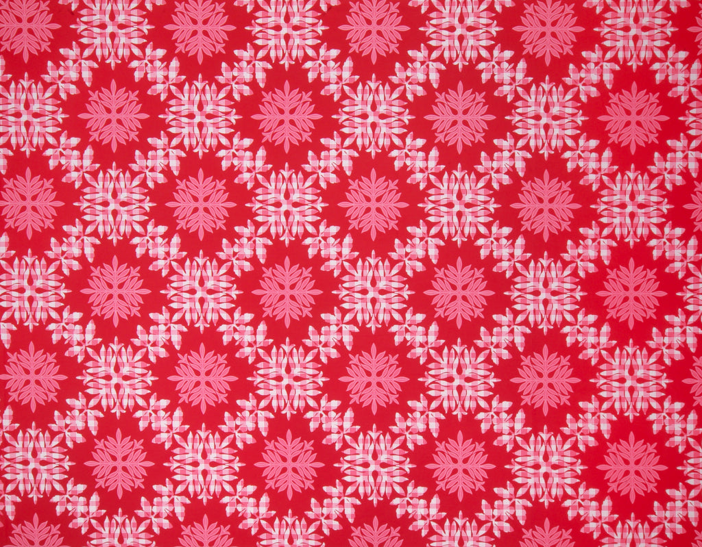 KM-003 Red (Poly-Cotton Blend)