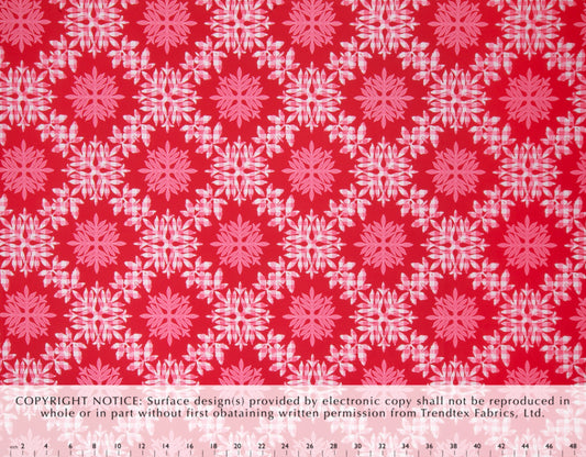 KM-003 Red (Poly-Cotton Blend)