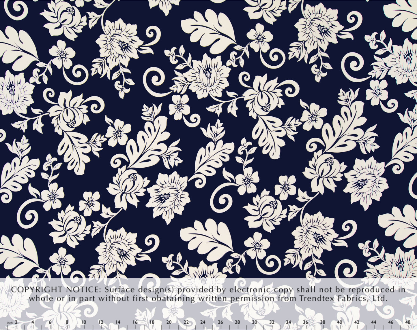 NL180921 Navy Short Yardage (Rayon Poplin) (2 Yards)  Trendtex Fabrics Short Yardage Sale trendtexfabrics.myshopify.com TrendtexFabrics