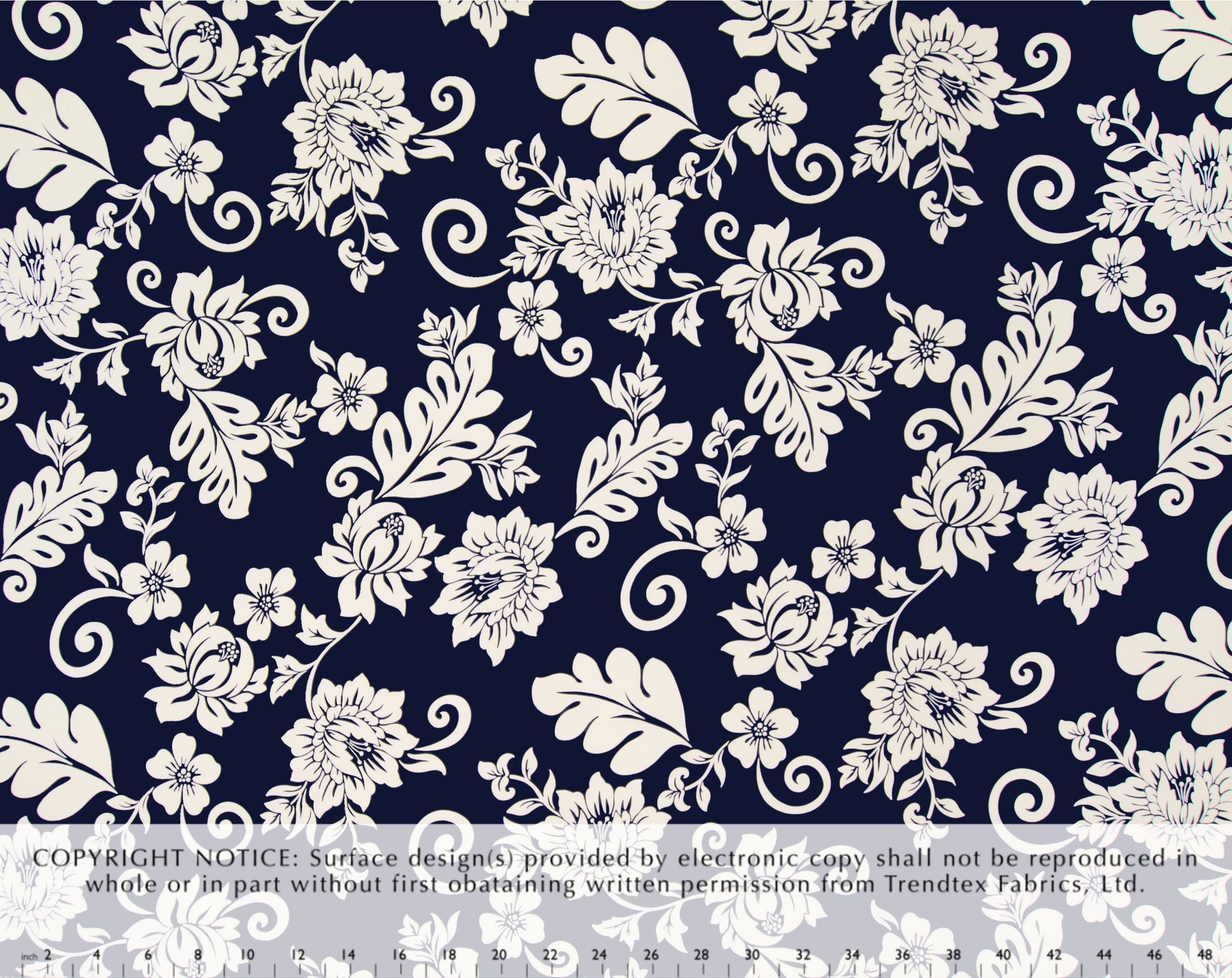 NL180921 Navy Short Yardage (Rayon Poplin) (2 Yards)  Trendtex Fabrics Short Yardage Sale trendtexfabrics.myshopify.com TrendtexFabrics