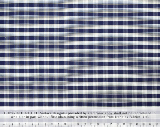 Cotton Yarn-Dyed Palaka Navy