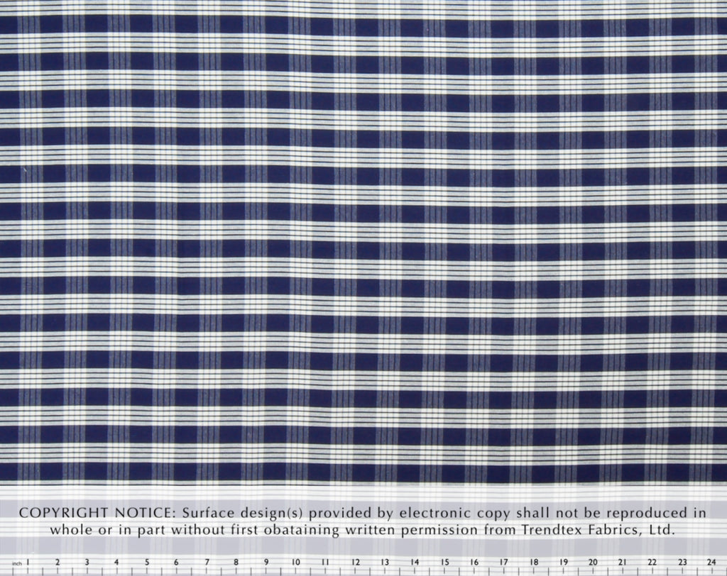 Cotton Yarn-Dyed Palaka Navy