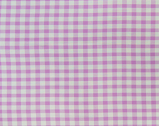 Cotton Yarn-Dyed Palaka Lavender