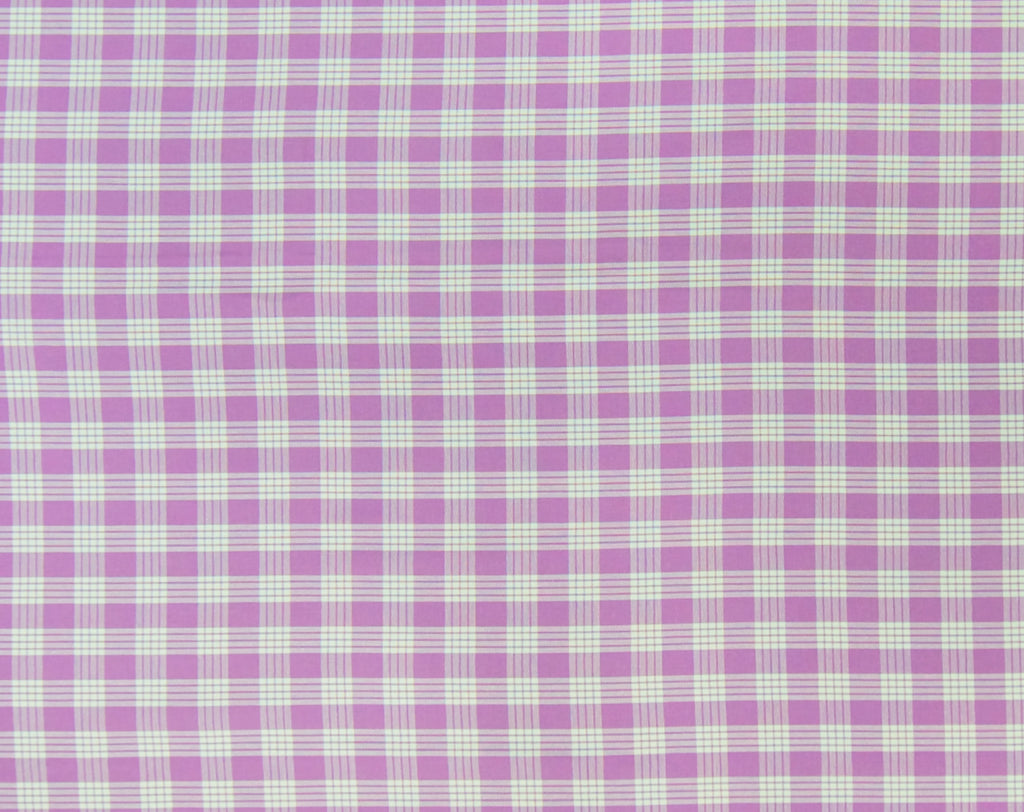 Cotton Yarn-Dyed Palaka Lavender