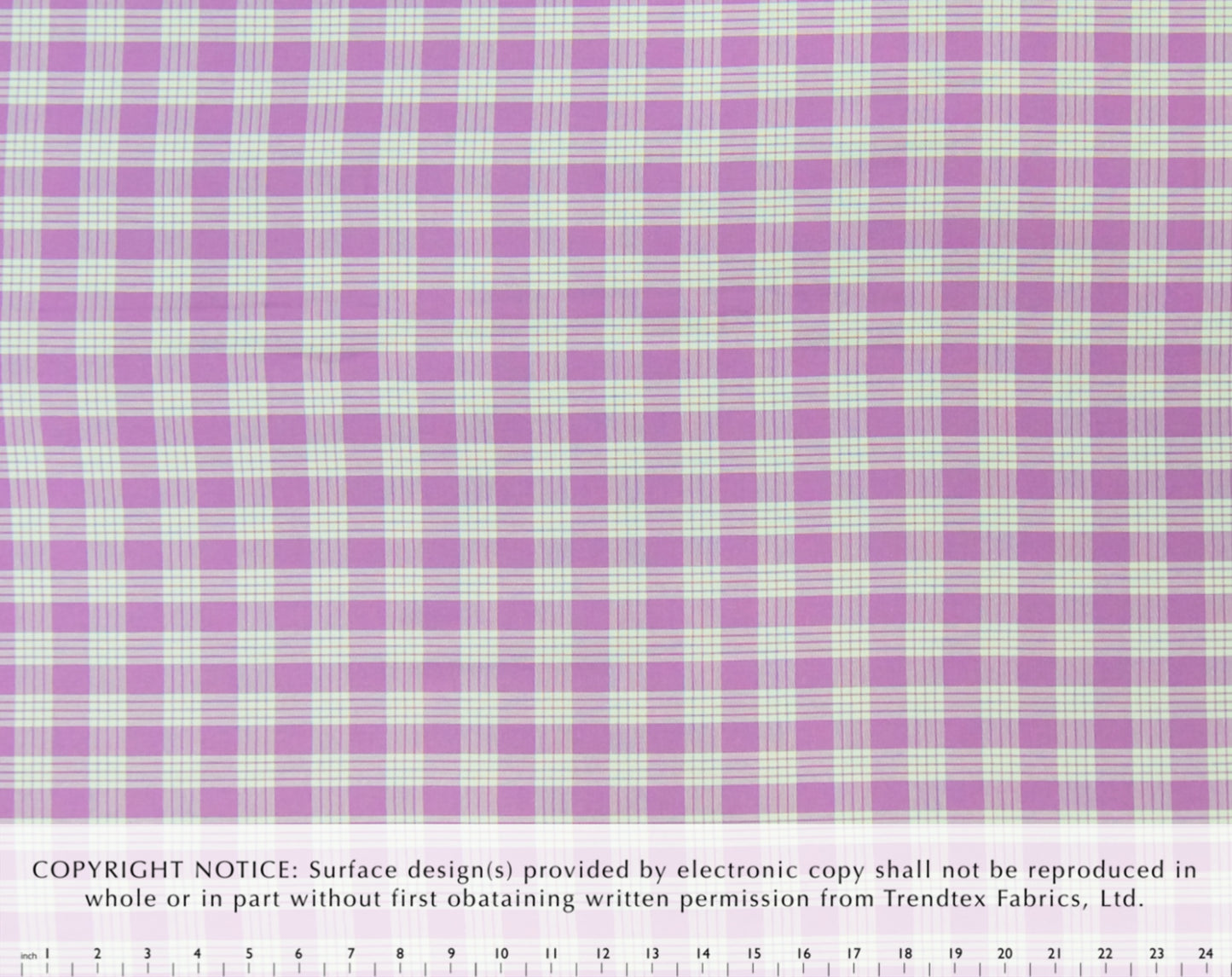 Cotton Yarn-Dyed Palaka Lavender