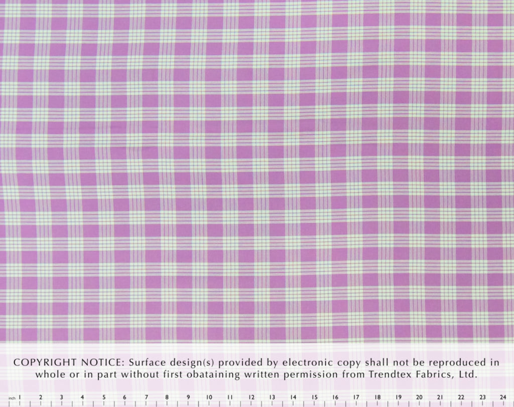 Cotton Yarn-Dyed Palaka Lavender