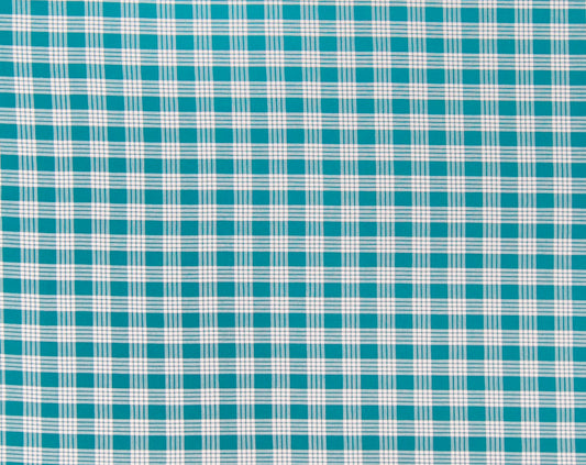 Cotton Yarn-Dyed Palaka Teal