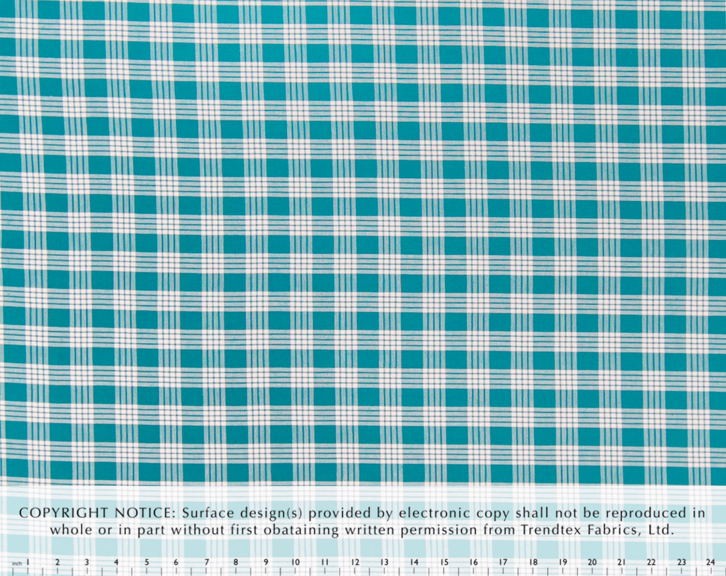 Cotton Yarn-Dyed Palaka Teal