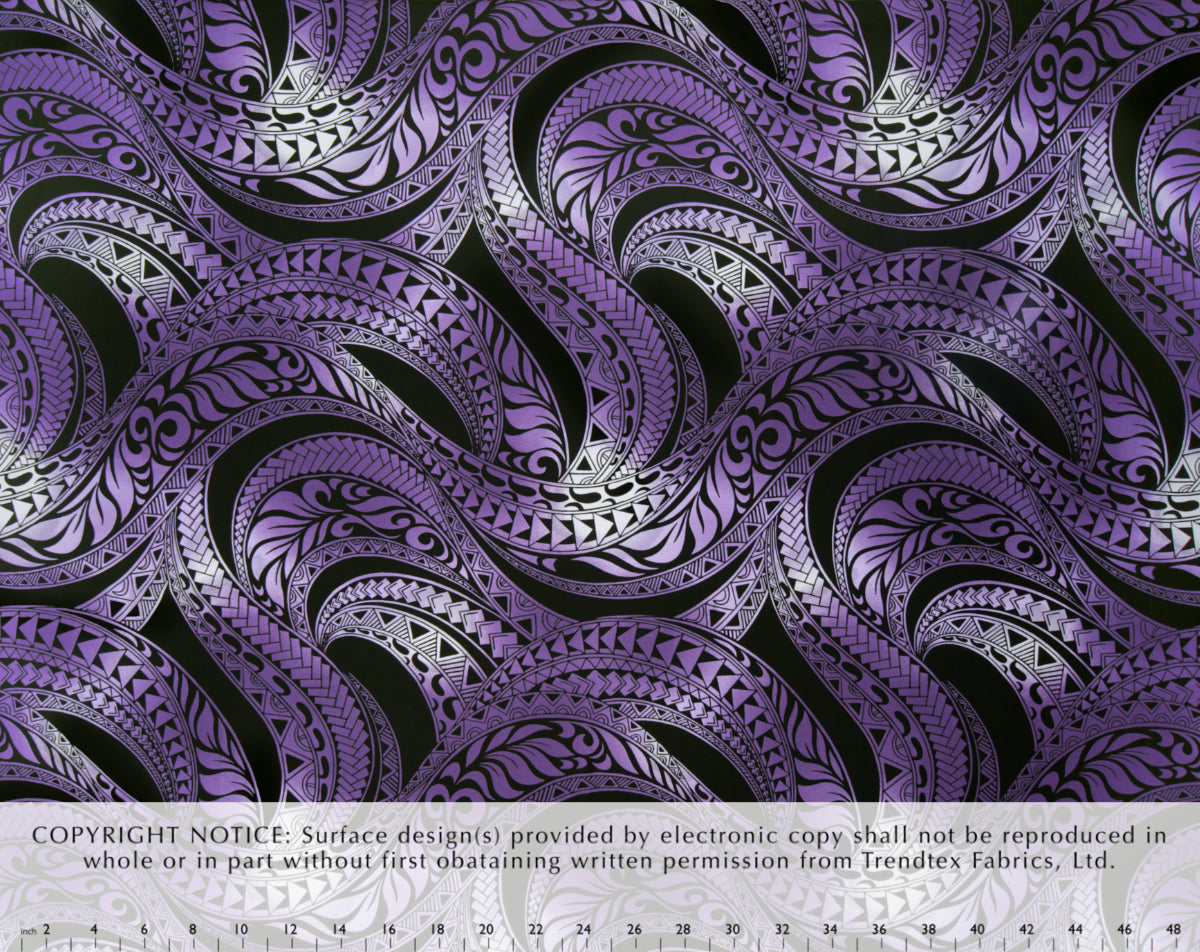 GH-011 Black/Purple  Trendtex Fabrics Cotton Poplin trendtexfabrics.myshopify.com TrendtexFabrics