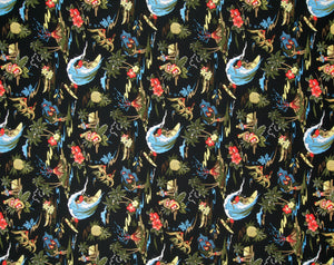 HA-037 Black  Trendtex Fabrics Cotton Poplin trendtexfabrics.myshopify.com TrendtexFabrics