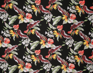 HJA-029 Black  Trendtex Fabrics Cotton Poplin trendtexfabrics.myshopify.com TrendtexFabrics