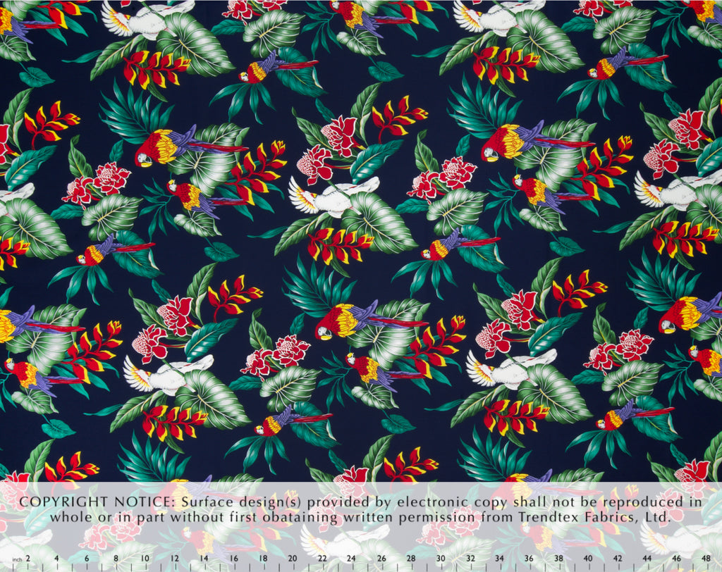HJU-005 Navy  Trendtex Fabrics Cotton Poplin trendtexfabrics.myshopify.com TrendtexFabrics