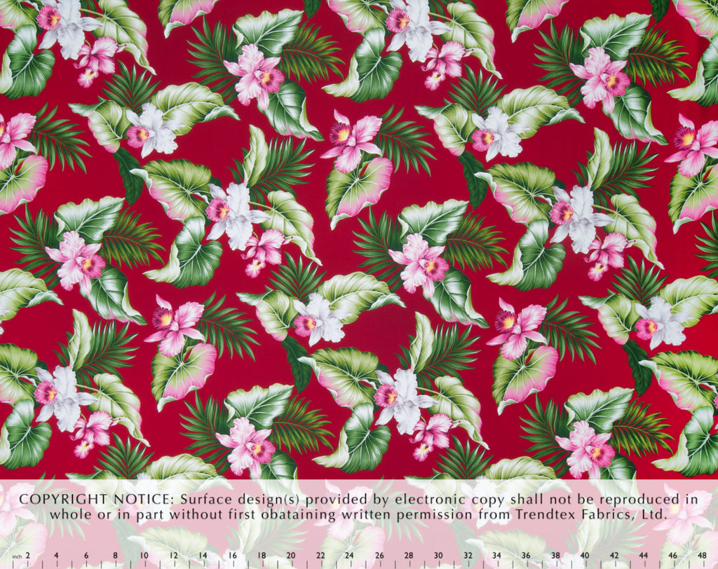 JS-006 Red  Trendtex Fabrics Cotton Poplin trendtexfabrics.myshopify.com TrendtexFabrics