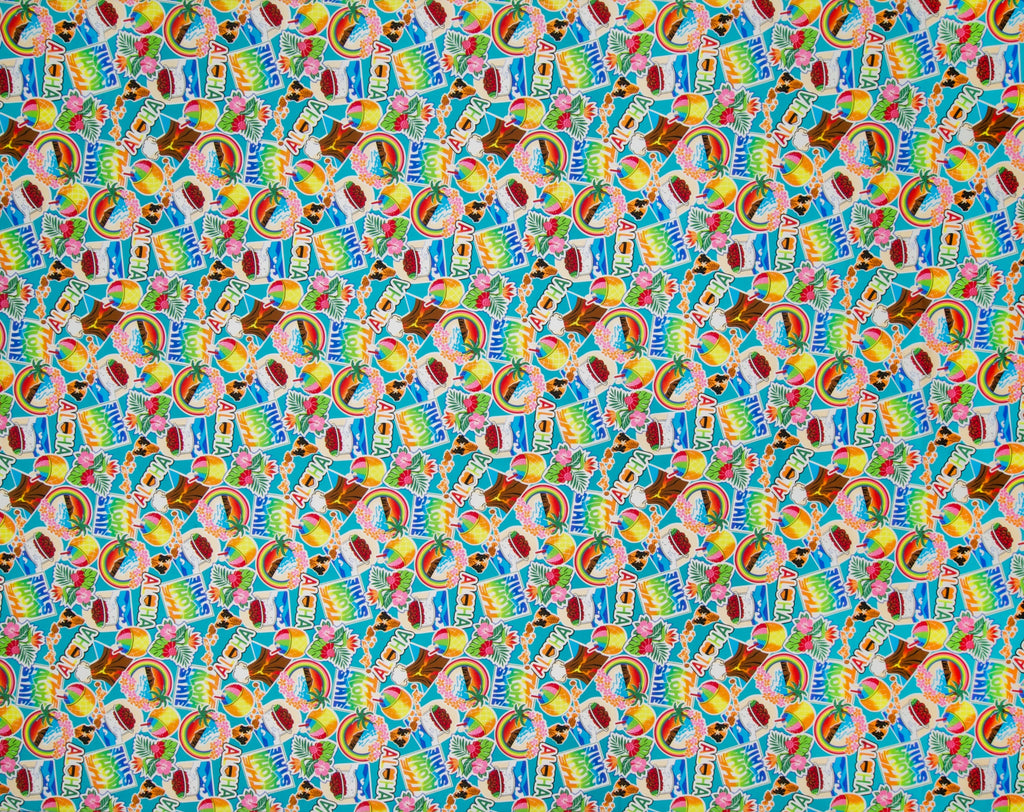 JV-003 Aqua  Trendtex Fabrics Cotton Poplin trendtexfabrics.myshopify.com TrendtexFabrics